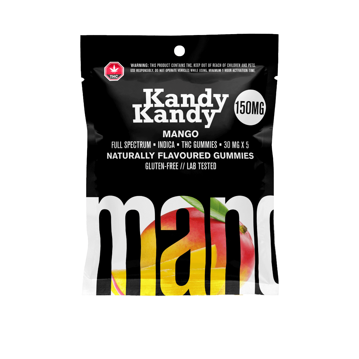 10 X KANDY KANDY - FULL SPECTRUM - 150MG INDICA - MANGO