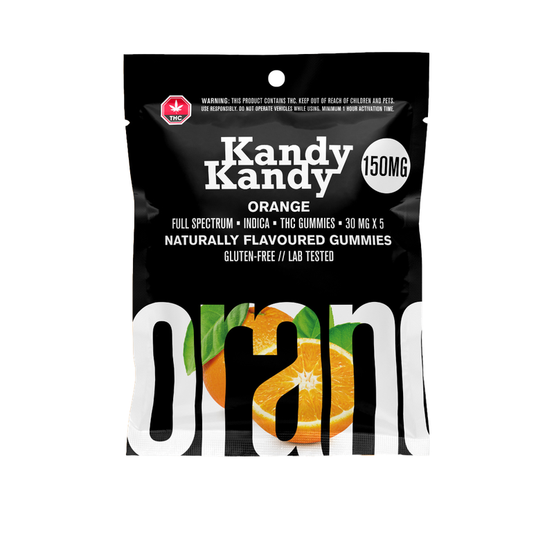 10 X KANDY KANDY - FULL SPECTRUM - 150MG INDICA - ORANGE