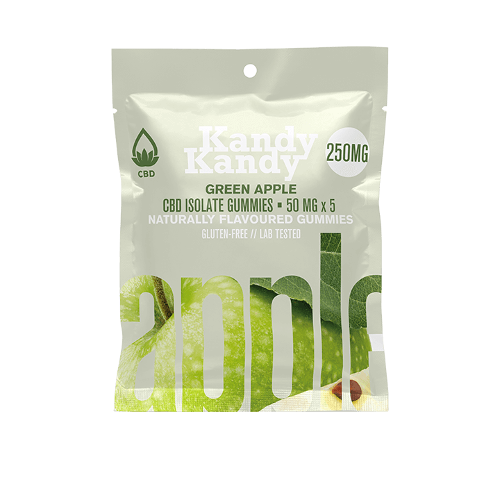 10 X KANDY KANDY - CBD ISOLATE - 250MG - APPLE