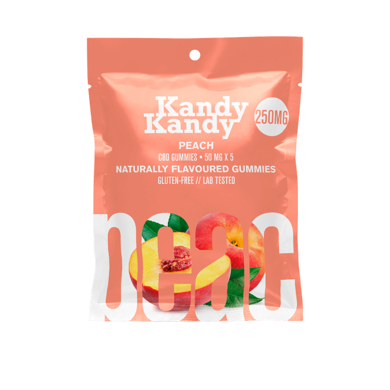 10 X KANDY KANDY - CBD FULL SPECTRUM - 250MG - PEACH