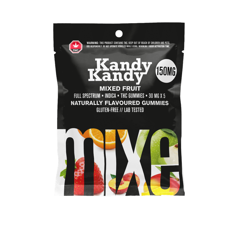 10 X KANDY KANDY - FULL SPECTRUM - 150MG INDICA - MIXED FRUIT