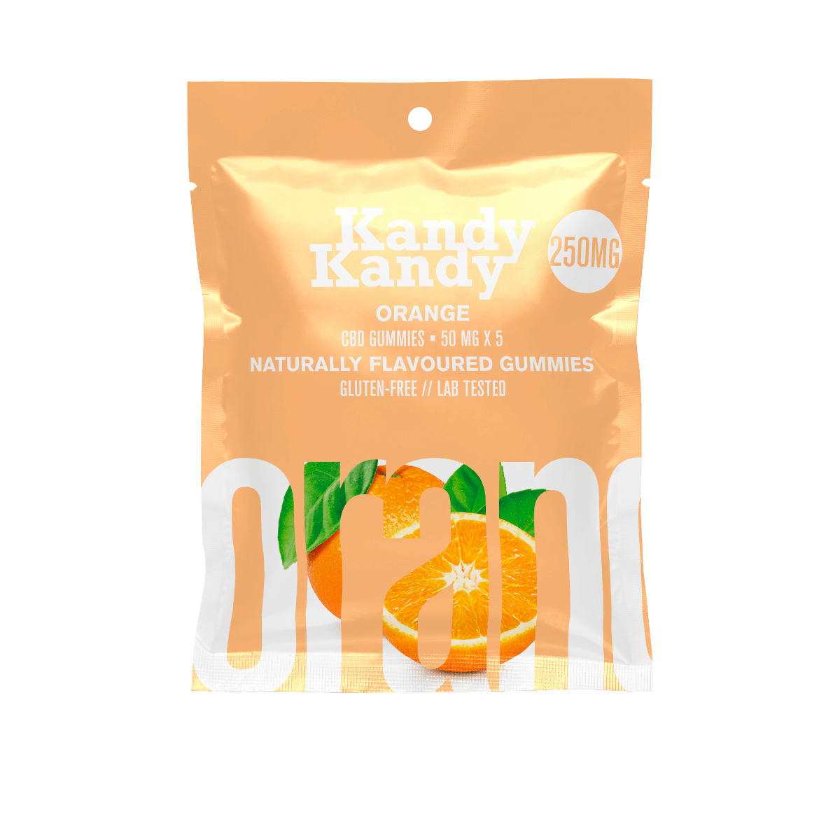 10 X KANDY KANDY - CBD FULL SPECTRUM - 250MG - ORANGE