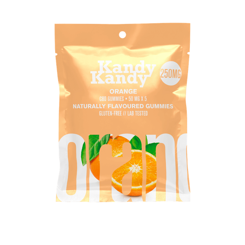 10 X KANDY KANDY - CBD FULL SPECTRUM - 250MG - ORANGE