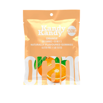 10 X KANDY KANDY - CBD FULL SPECTRUM - 250MG - ORANGE