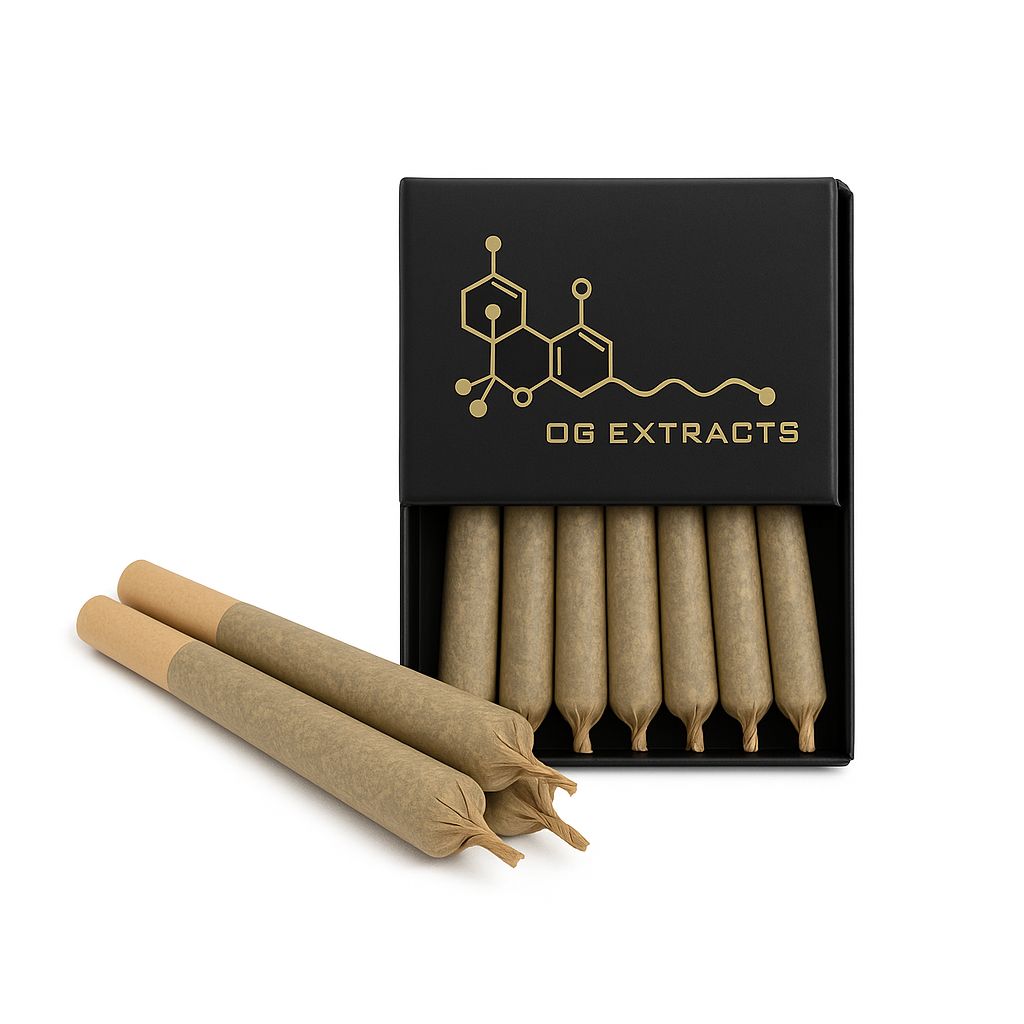 BOX OF AAAA+ LSO PRE-ROLL JOINTS (1G)