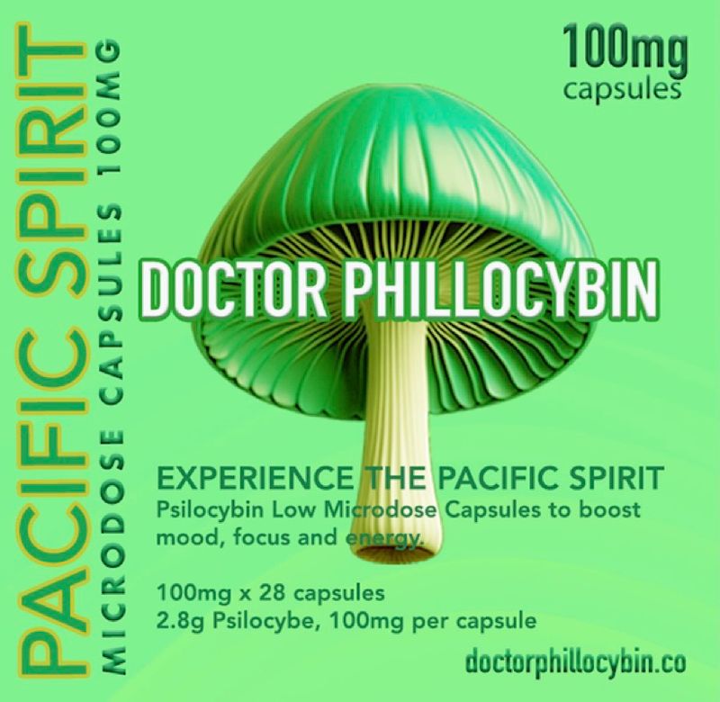 DOCTOR PHILLOCYBIN - PACIFIC SPIRIT LOW MICRO-DOSE CAPSULES