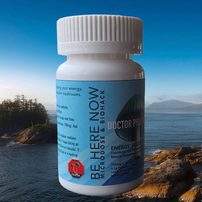 DOCTOR PHILLOCYBIN - BE HERE NOW MICRO-DOSE &amp; BIOHACK CAPSULES