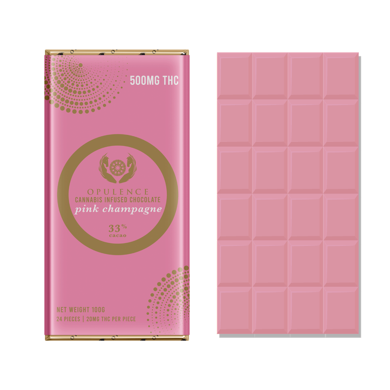 OPULENCE THC BAR - PINK CHAMPAGNE 500MG THC