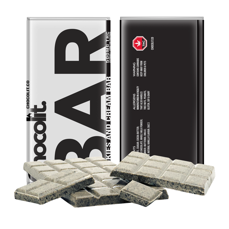 CHOCOLIT- COOKIES &amp; CREAM THC BAR 500MG