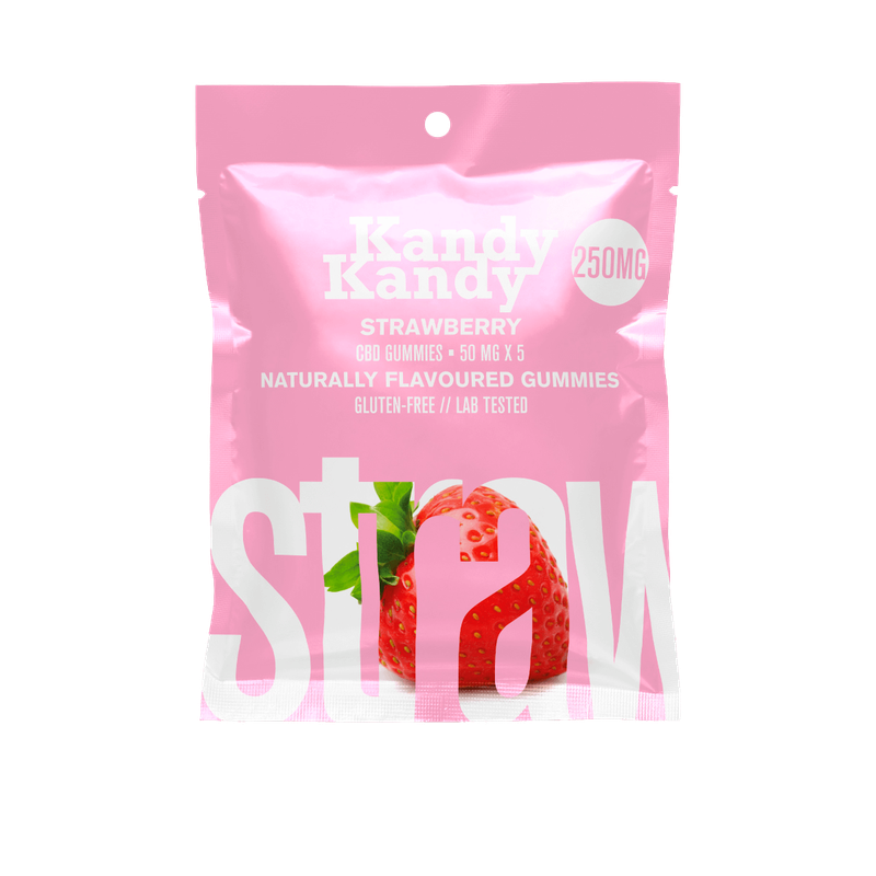 KANDY KANDY - FULL SPECTRUM CBD GUMMIES 250MG - STRAWBERRY