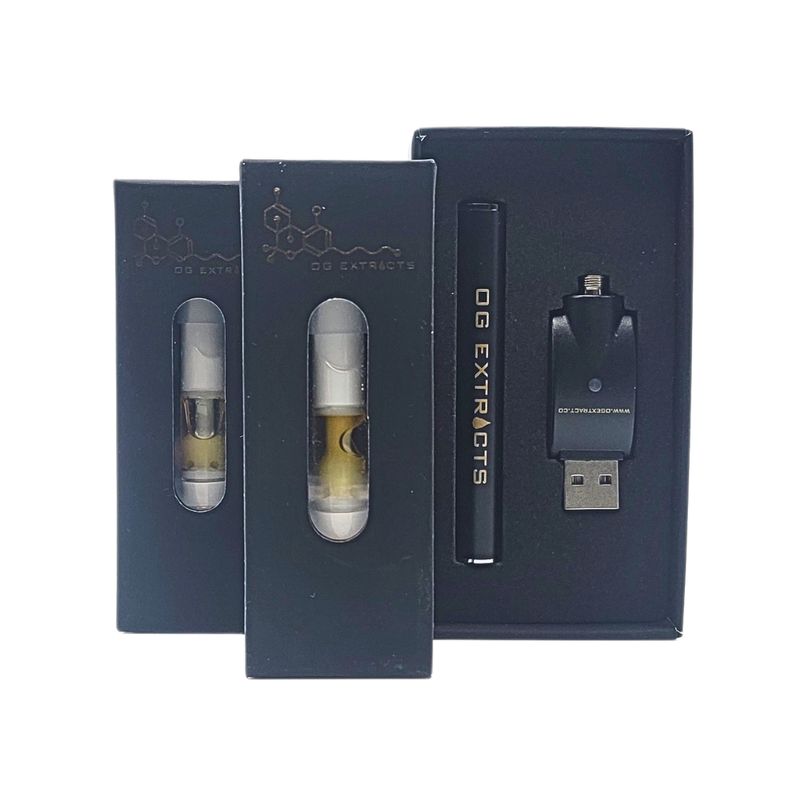 LIVE HASH ROSIN VAPE CARTS + BATTERY - MIX &amp; MATCH (SOLVENTLESS)