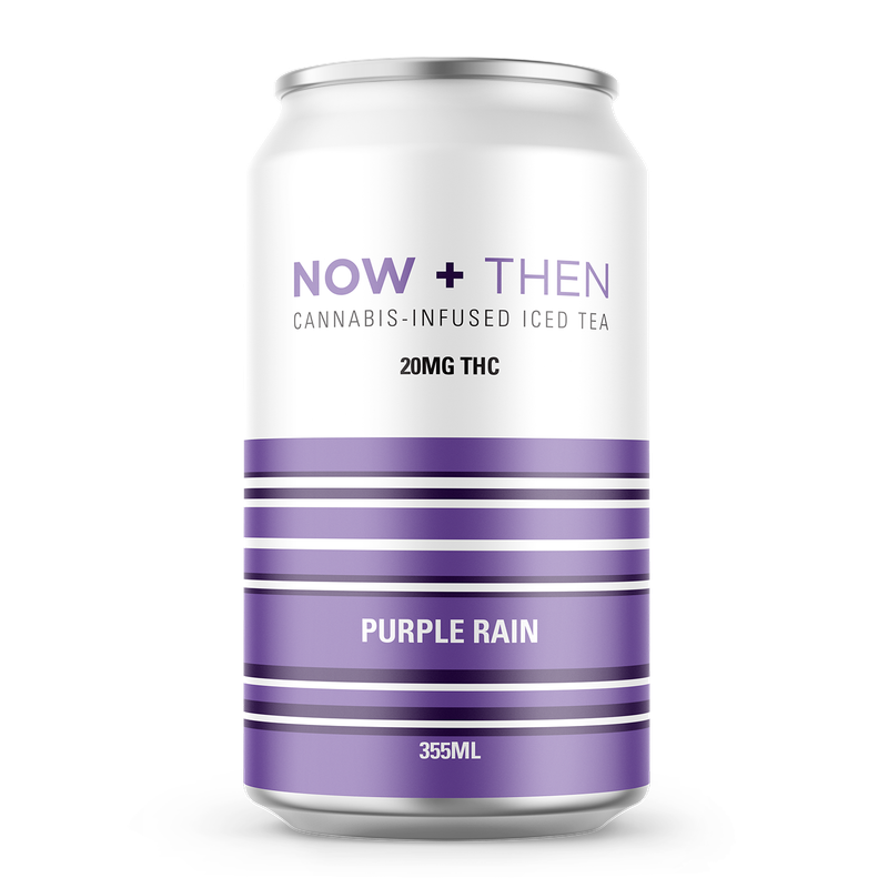 NOW + THEN BEVERAGES 20MG THC - PURPLE RAIN