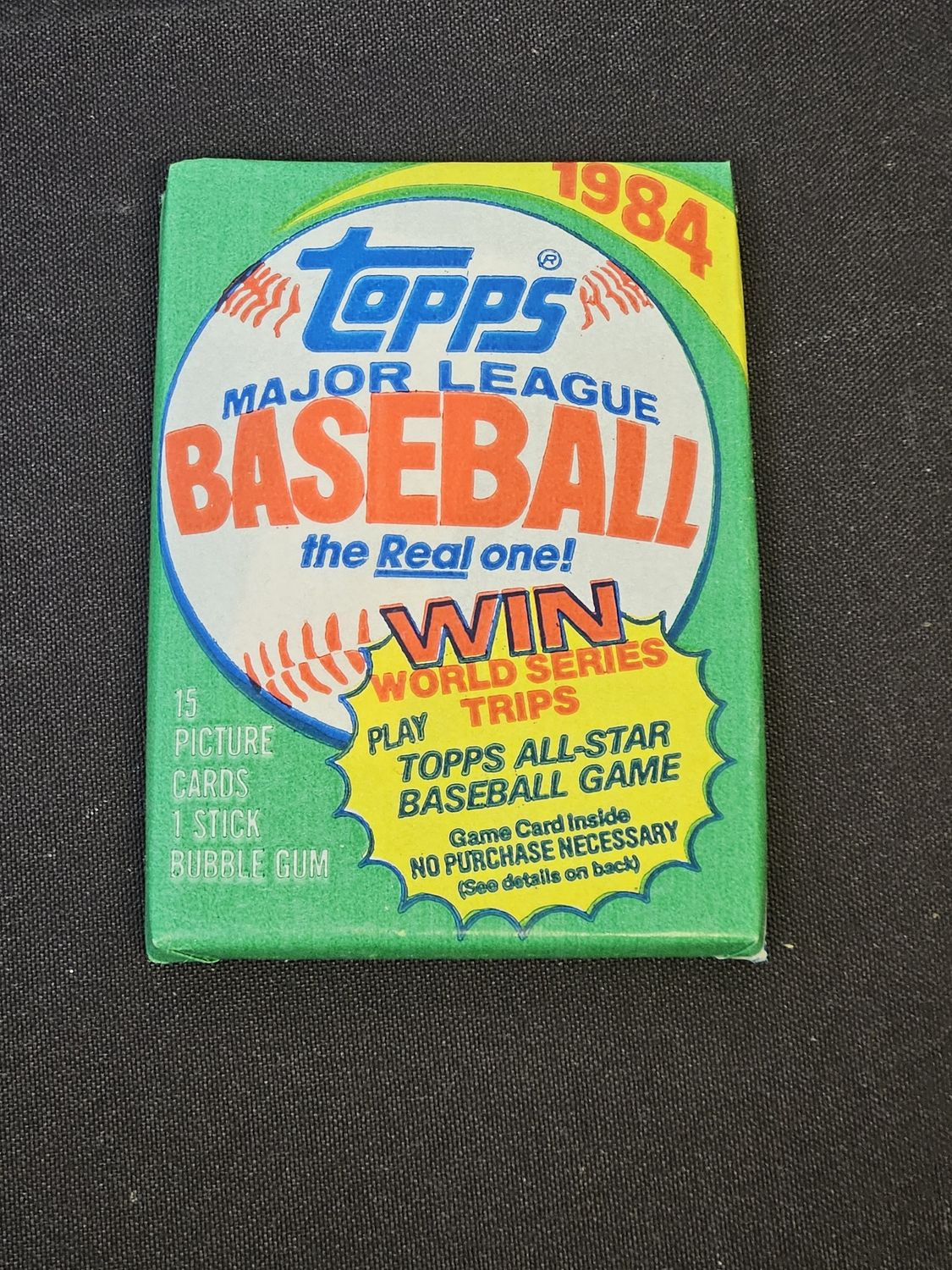 1984 Topps Baseball Unopened Pack
