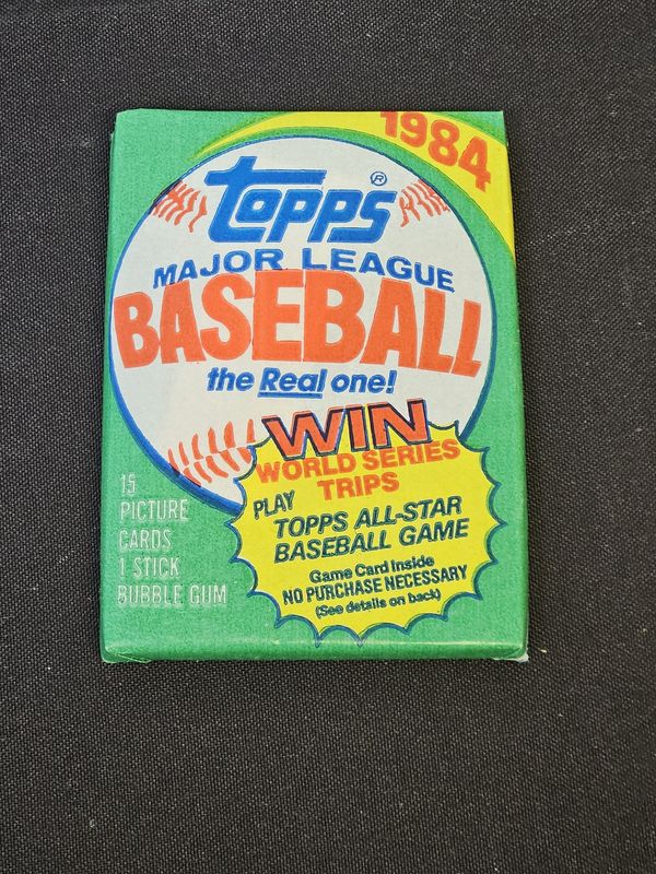 1984 Topps Baseball Unopened Pack