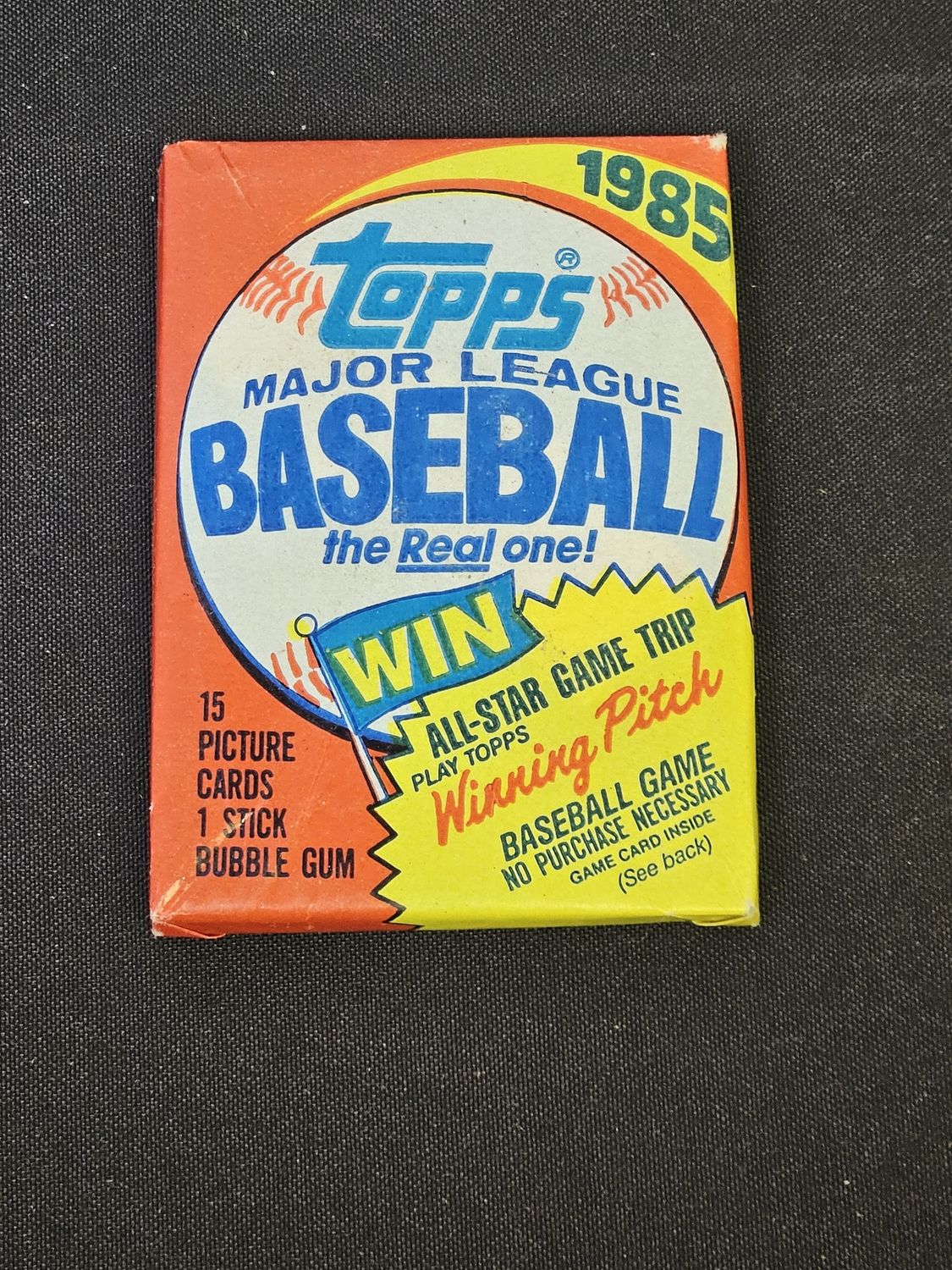 1985 Topps Baseball Unopened Pack