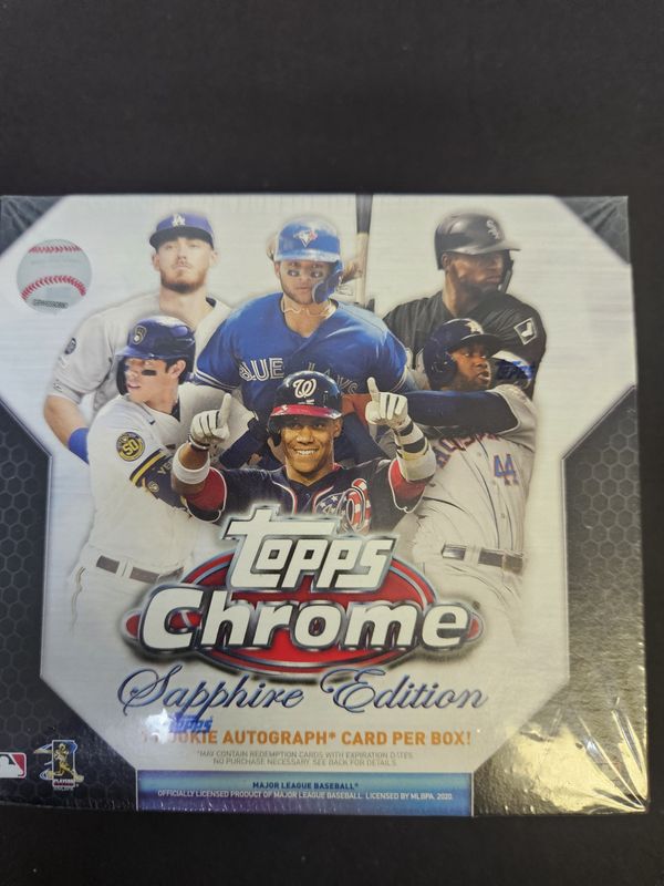 2020 Topps Chrome Sapphire Hobby Box