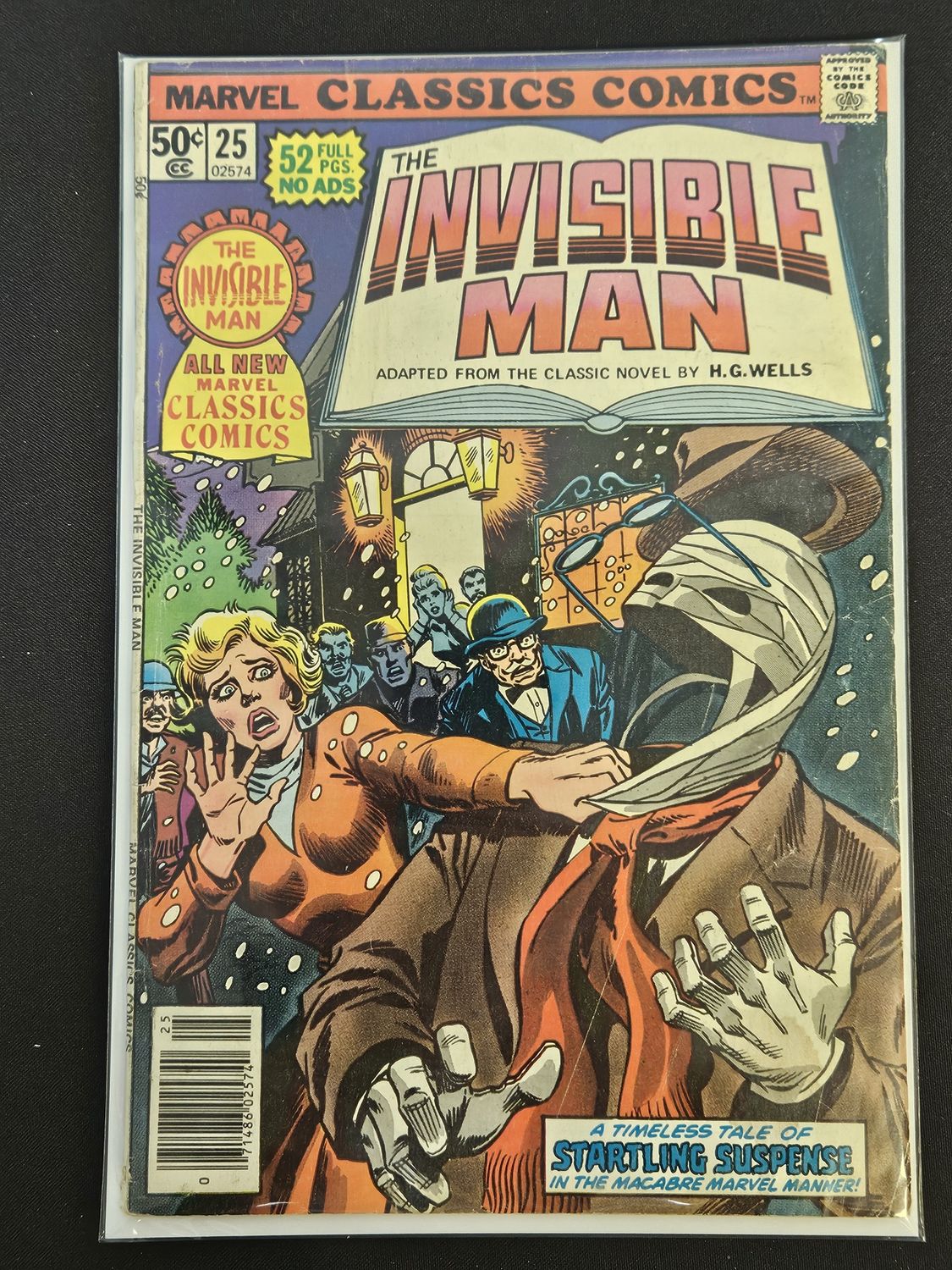 Marvel Classic Comics #25 The Invisible Man