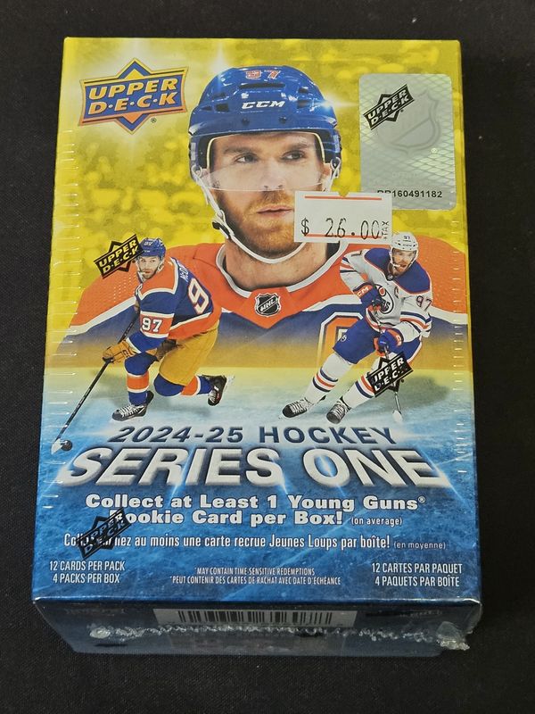 2024-25 Upper Deck Series 1 Hockey Blaster Box