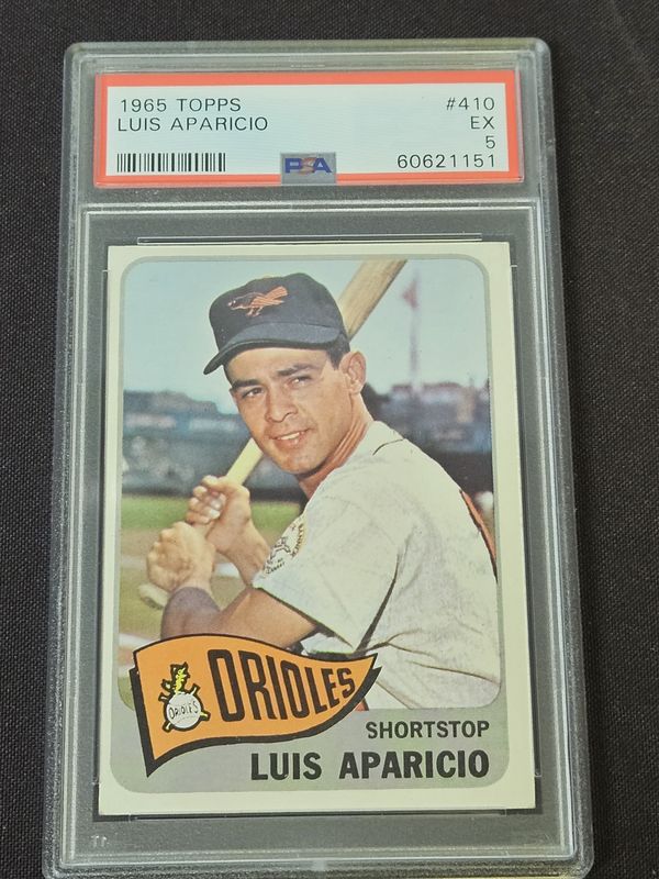 1965 Topps #410 Luis Aparicio PSA 5 EX