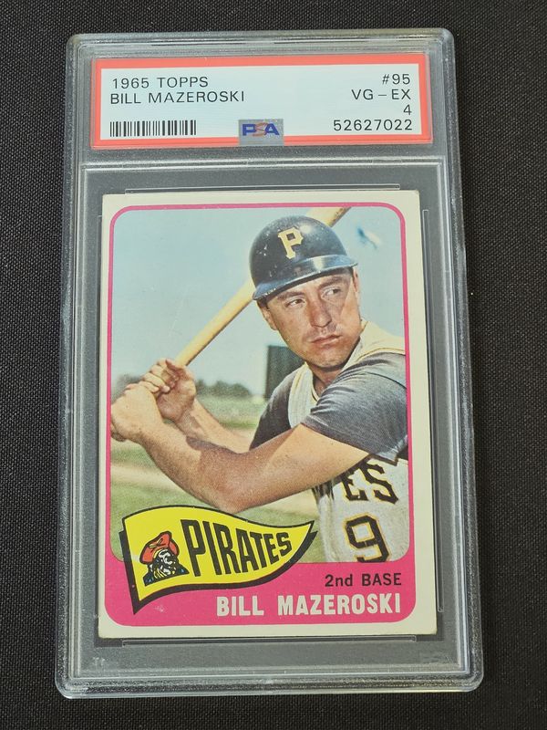 1965 Topps #95 Bill Mazeroski PSA 4 VG/EX