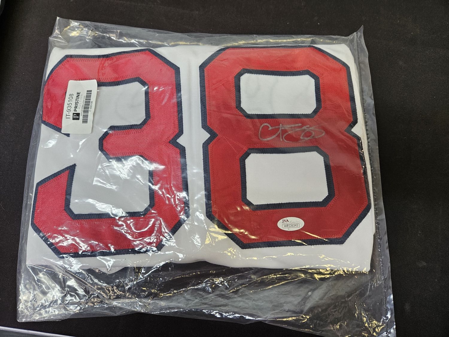 Curt Schilling signed #38 jersey