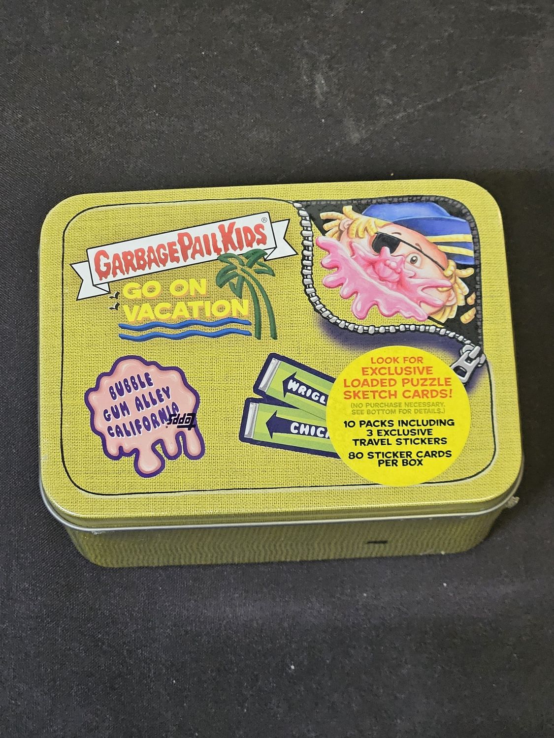 2024 Topps Garbage Pail Kids Go On Vacation Tin