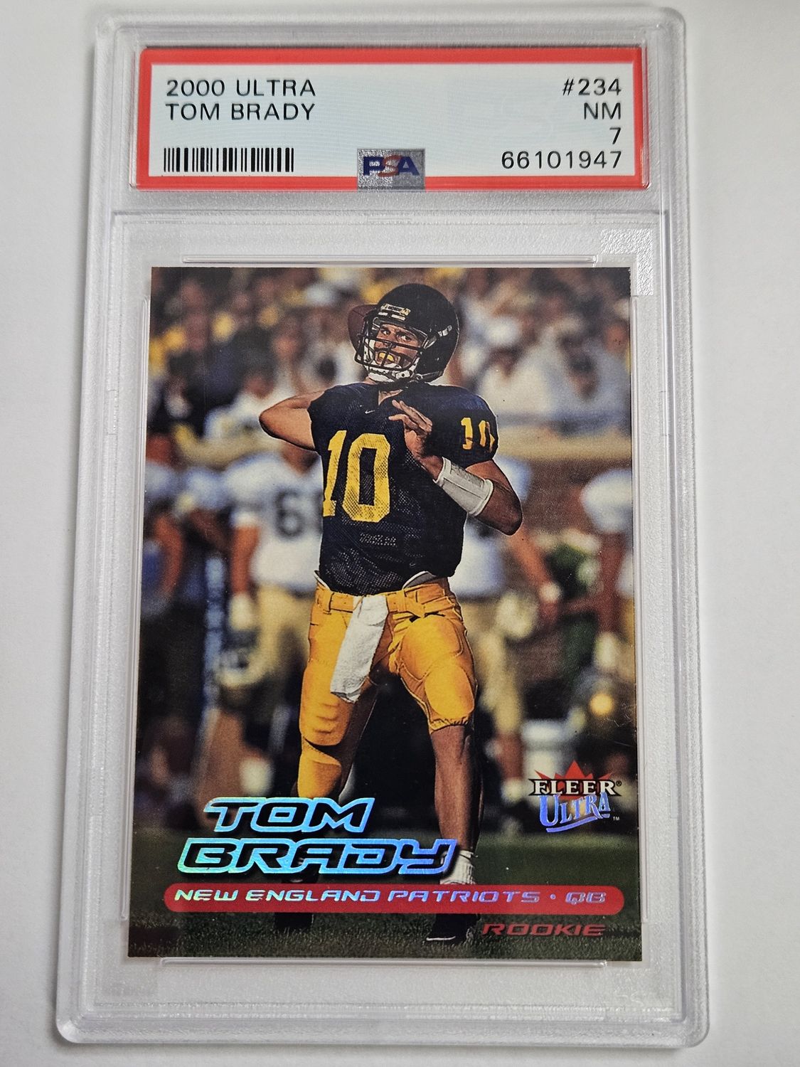 2020 Fleer Ultra #234 Tom Brady PSA 7 NM