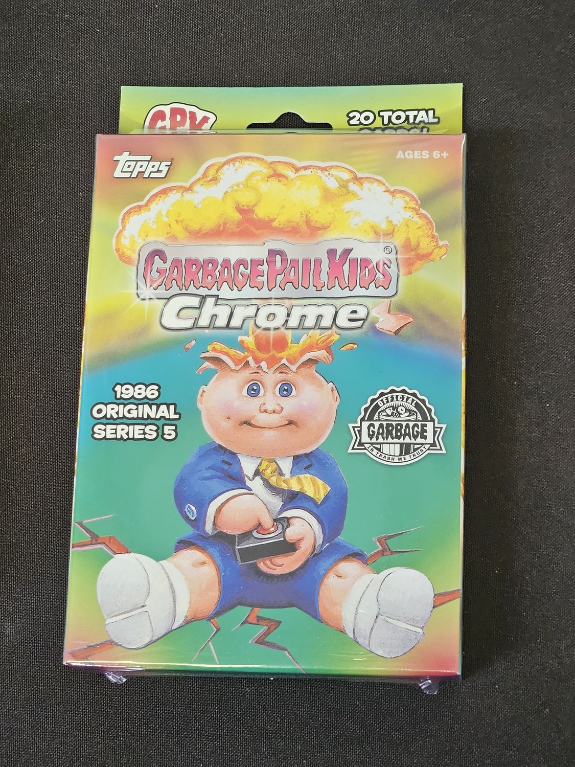Series 5 Chrome Garbage Pail Kids Hanger Box
