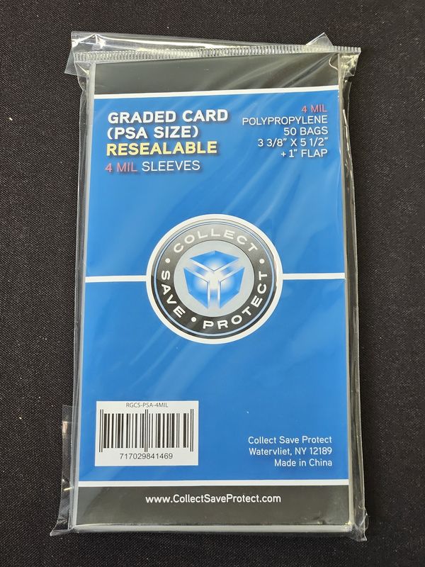 PSA Graded Card Sleeve 4 mil (50CT)