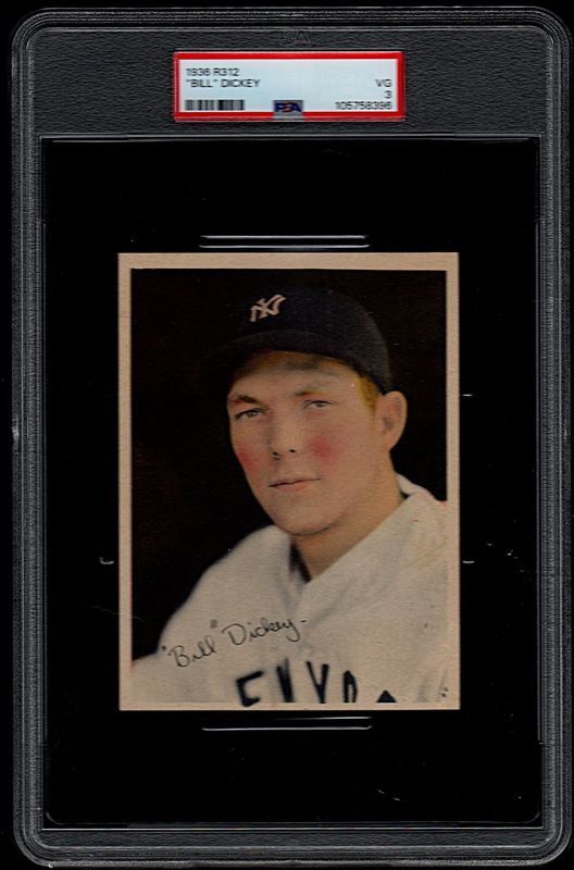 1936 R312 Bill Dickey PSA 3
