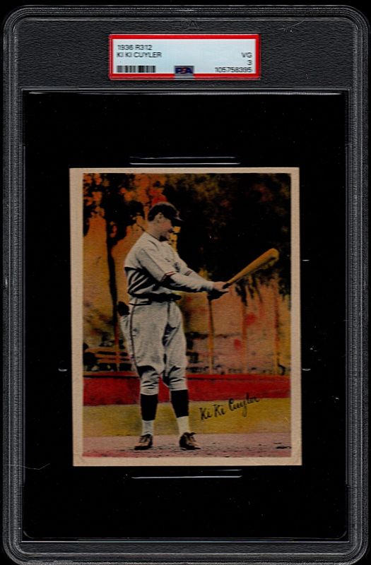 1936 R312 Kiki Cuyler PSA 3