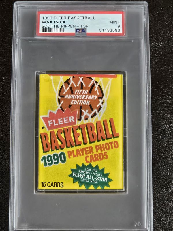 1989 Fleer Basketball Pack (Pippen) PSA 9