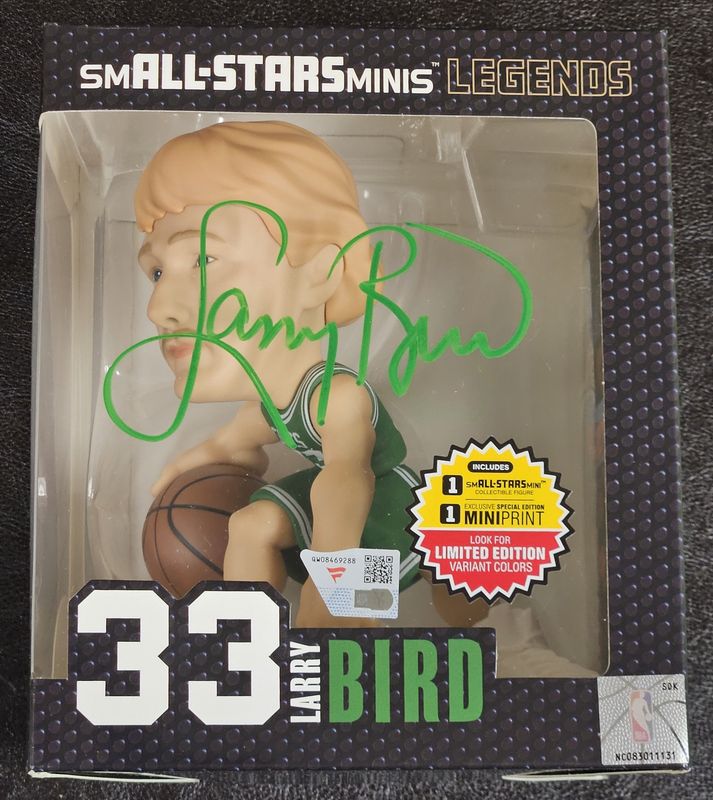 Larry Bird Autographed Legends Figure