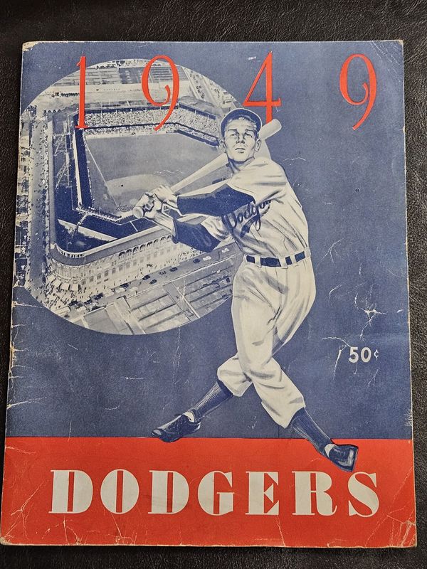 1949 Brooklyn Dodgers Program