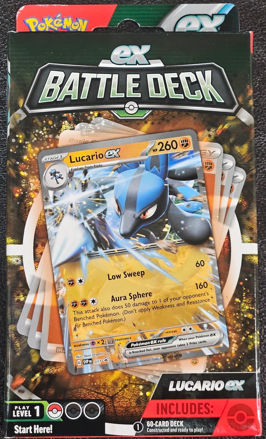 Pokemon Lucario EX Battle Deck