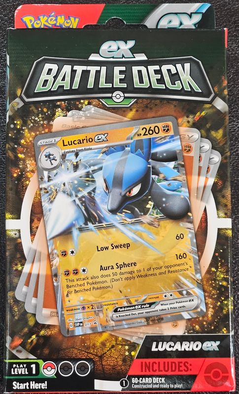 Pokemon Lucario EX Battle Deck