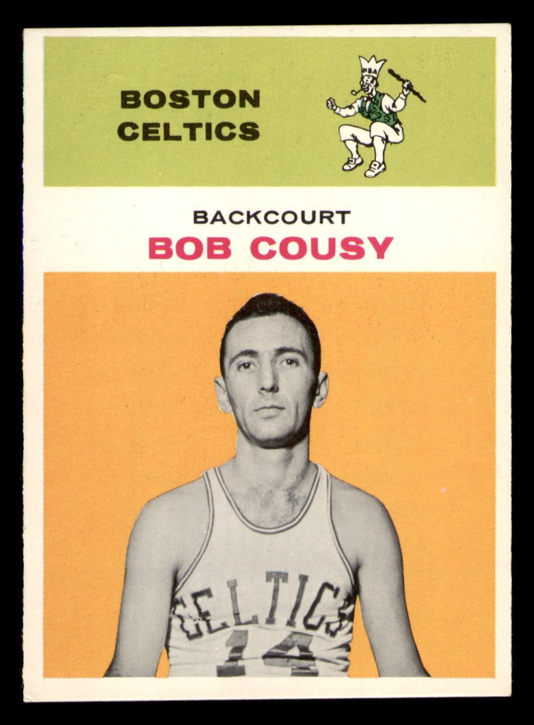 1961 Fleer #10 Bob Cousy