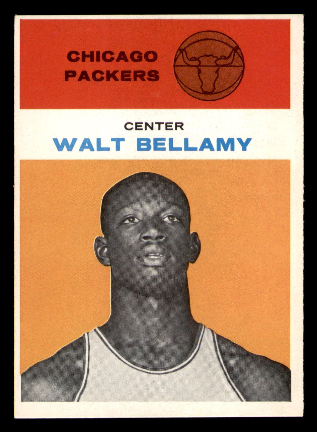 1961 Fleer #4 Walt Bellamy