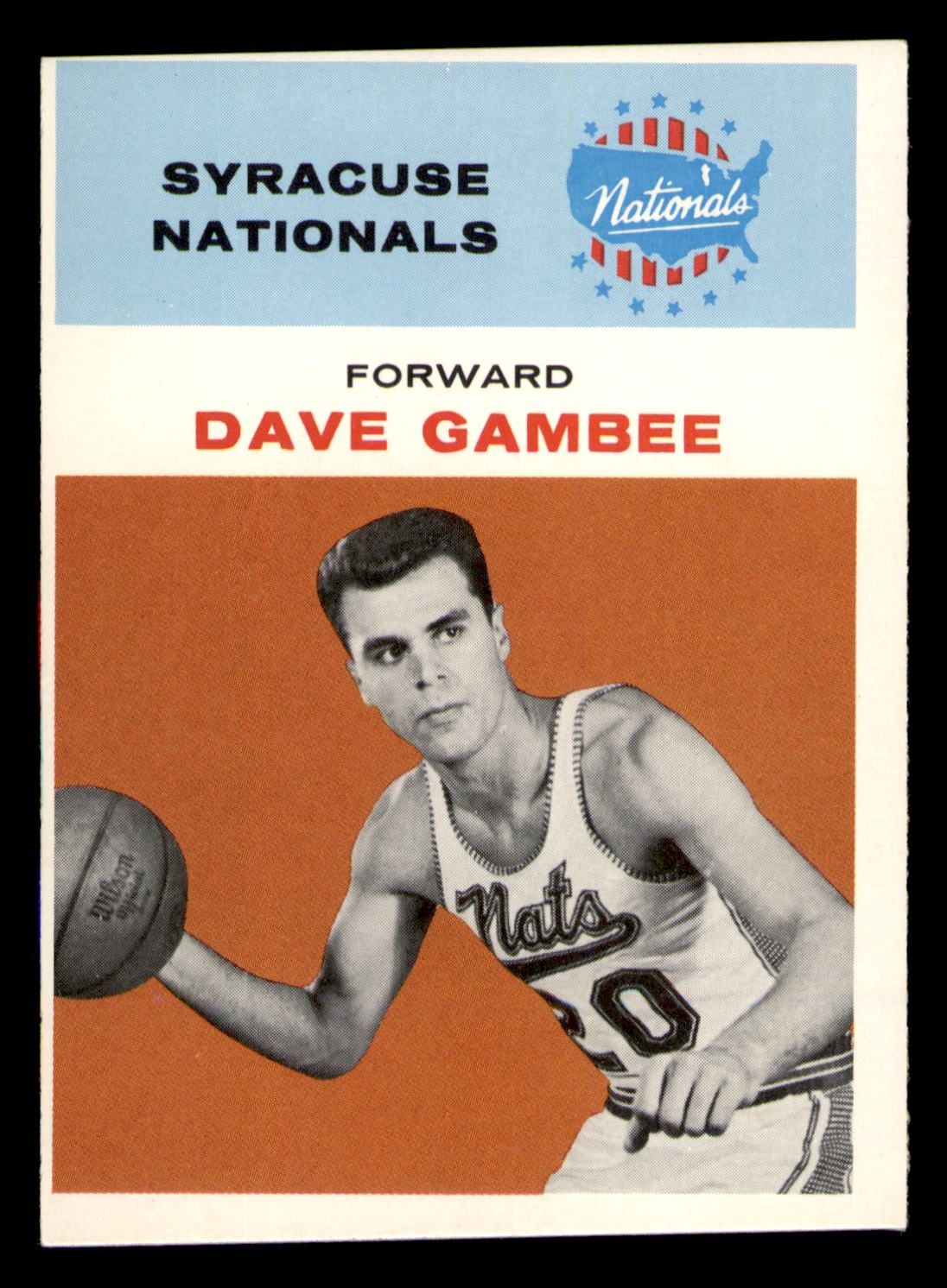 1961 Fleer #13 Dave Gambee