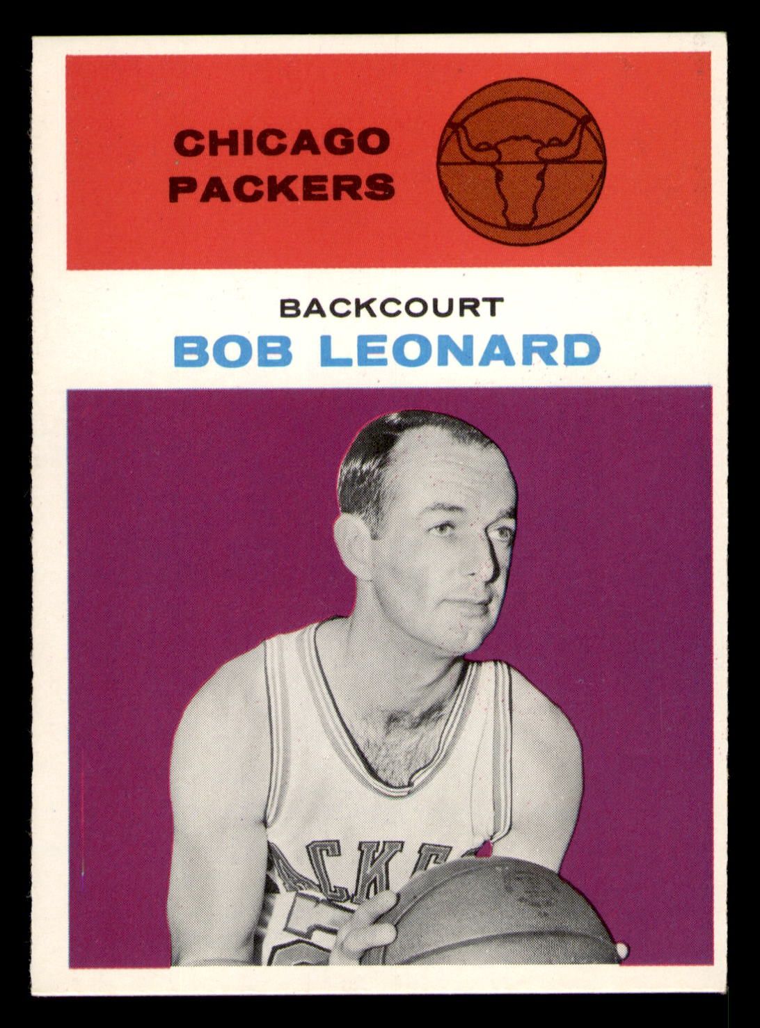 1961 Fleer #28 Bob Leonard