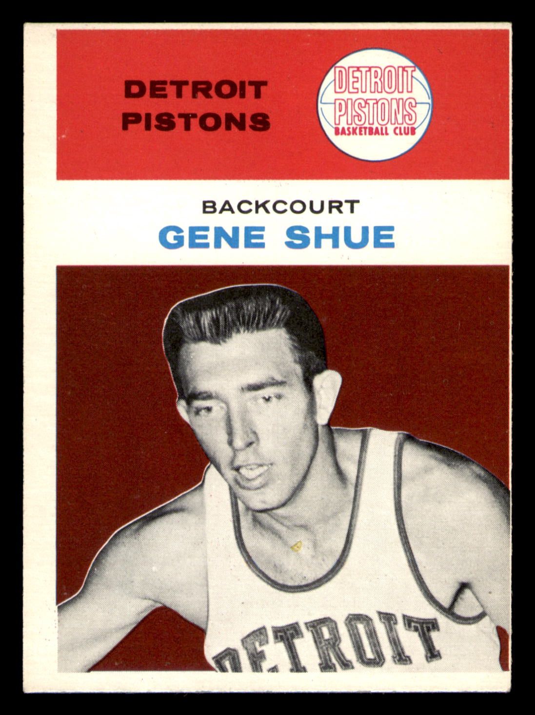 1961 Fleer #41 Gene Shue EX (OC)