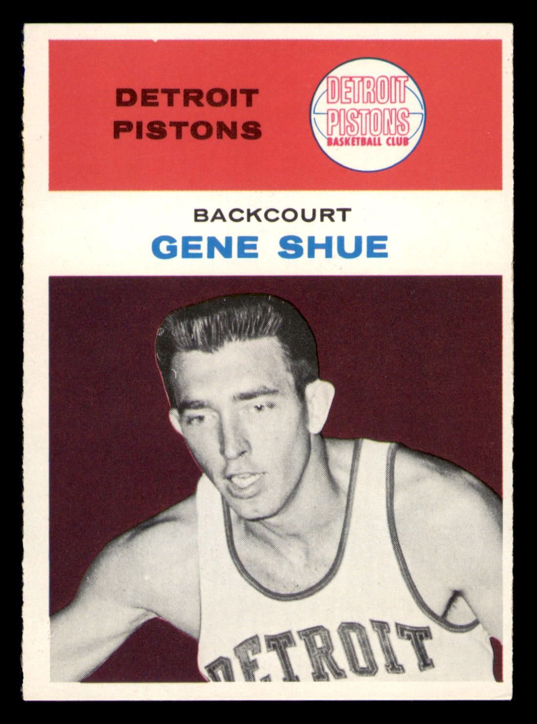 1961 Fleer #41 Gene Shue EX/MT