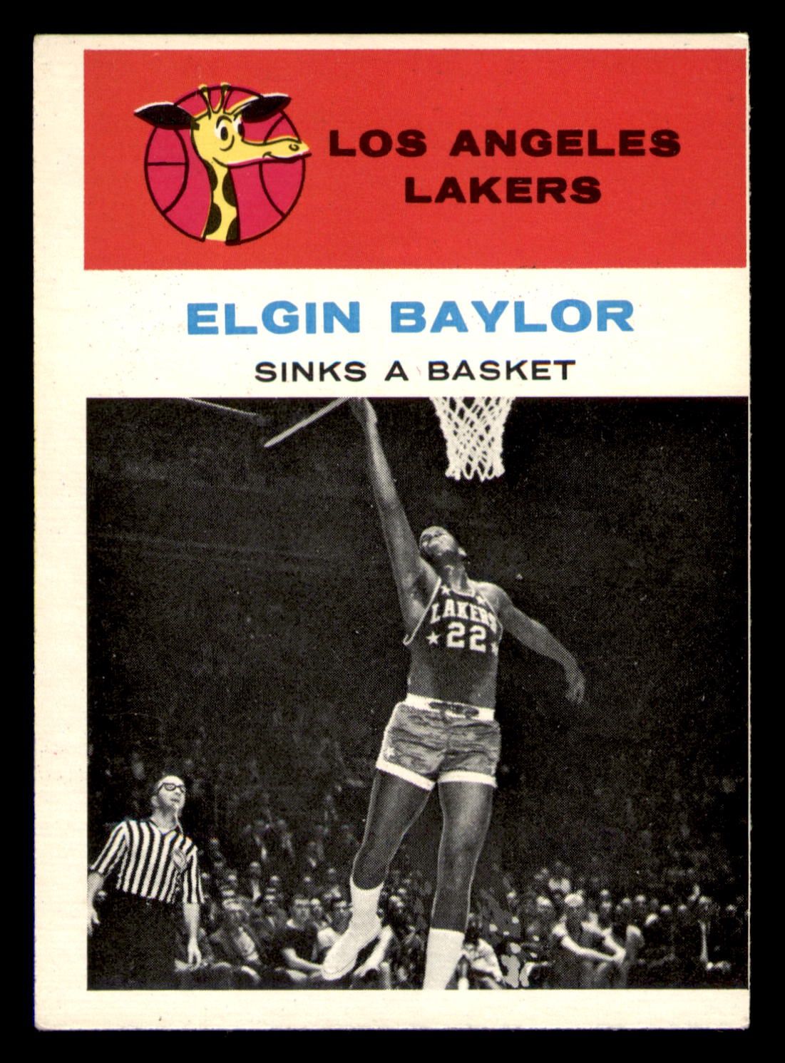 1961 Fleer #46 Elgin Baylor IA