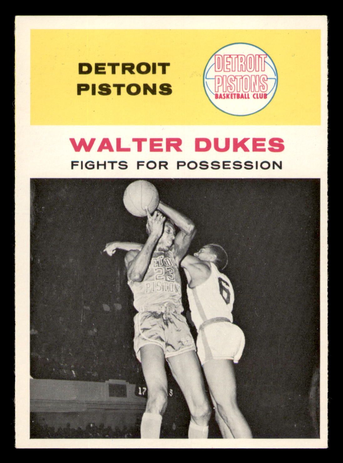 1961 Fleer #50 Walter Dukes IA