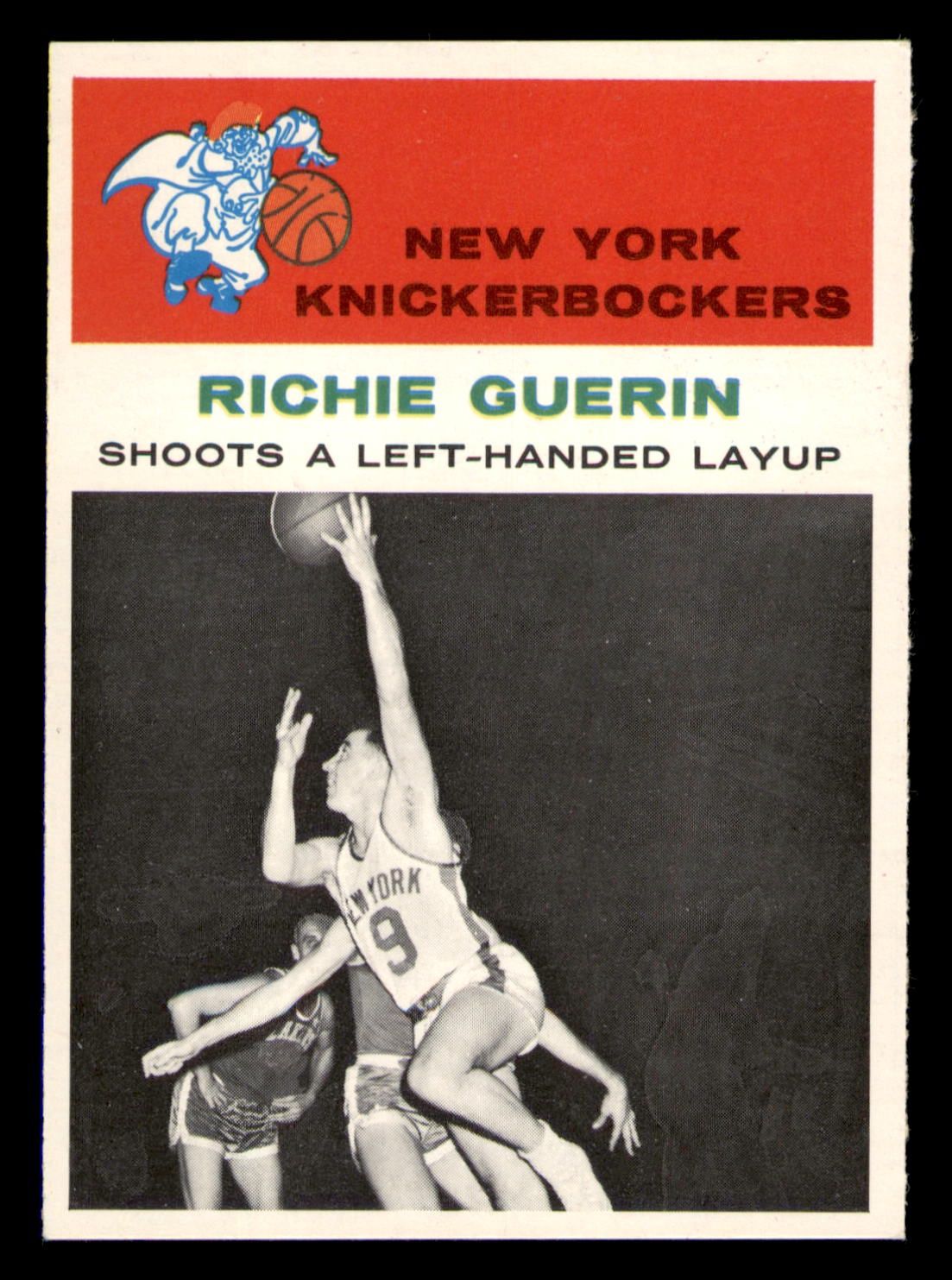 1961 Fleer #52 Richie Guerin IA