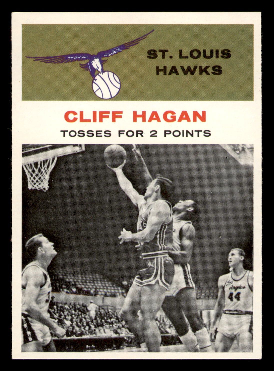 1961 Fleer #53 Cliff Hagan IA