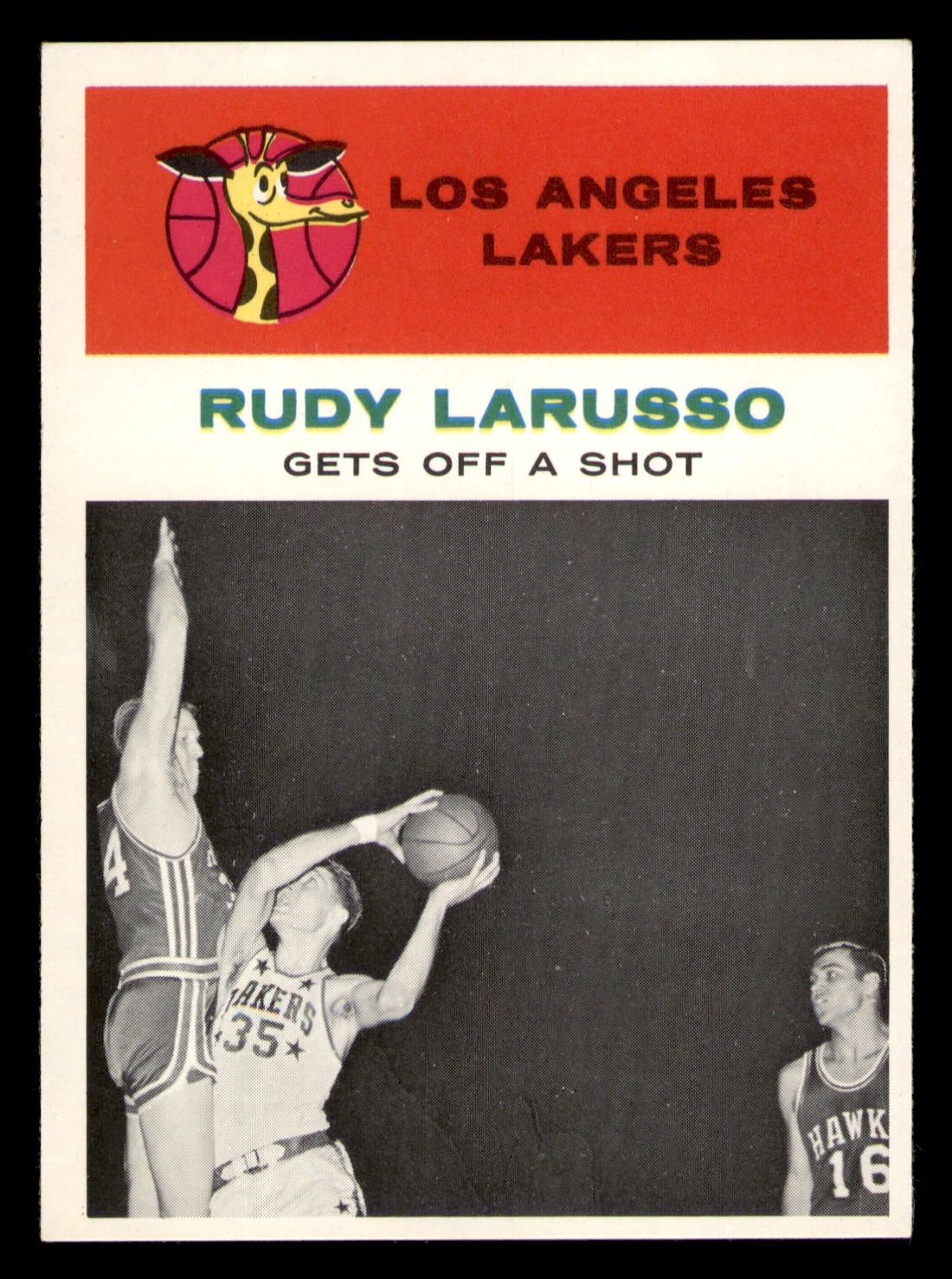 1961 Fleer #57 Rudy LaRusso IA