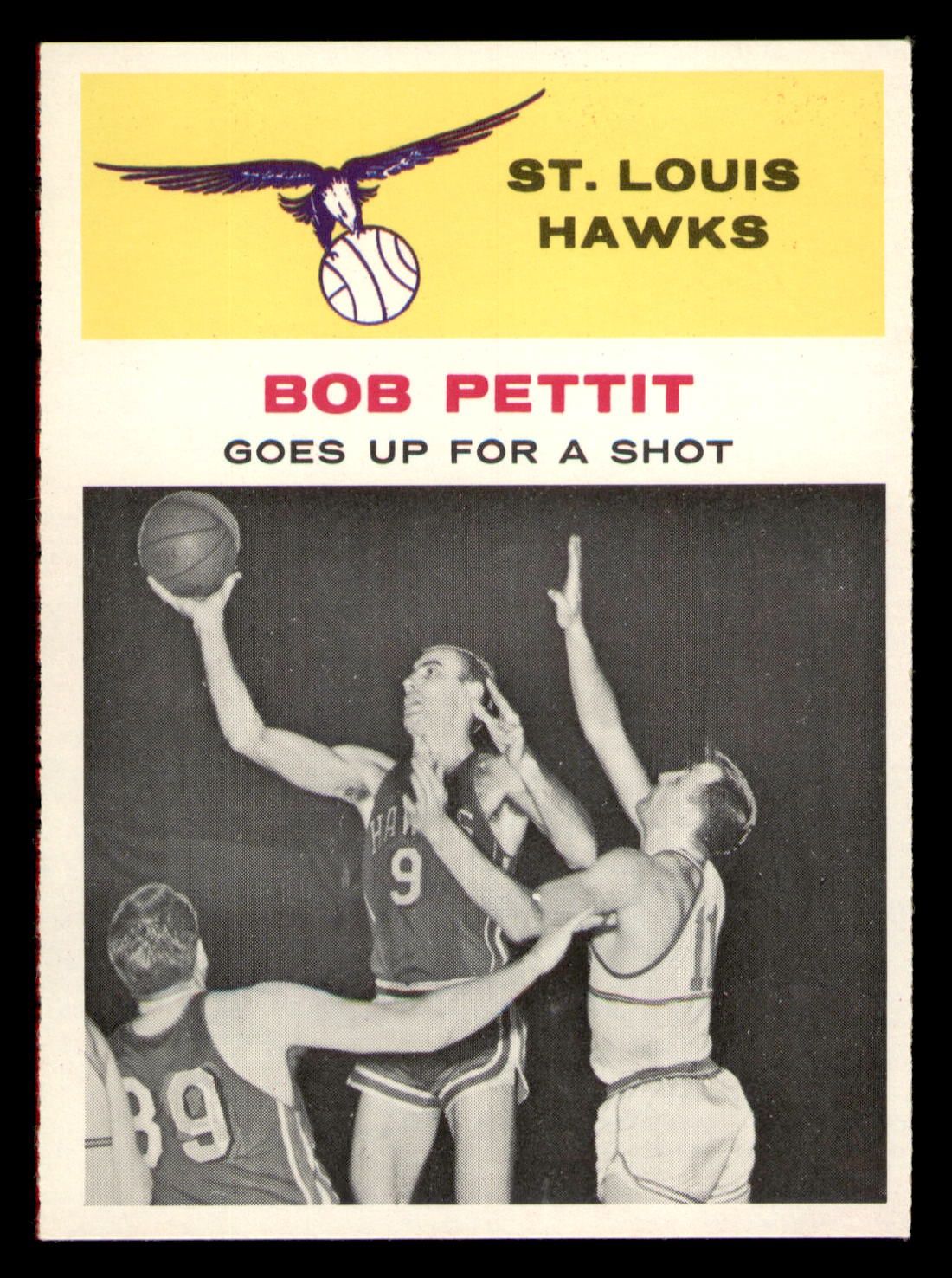 1961 Fleer #59 Bob Pettit IA