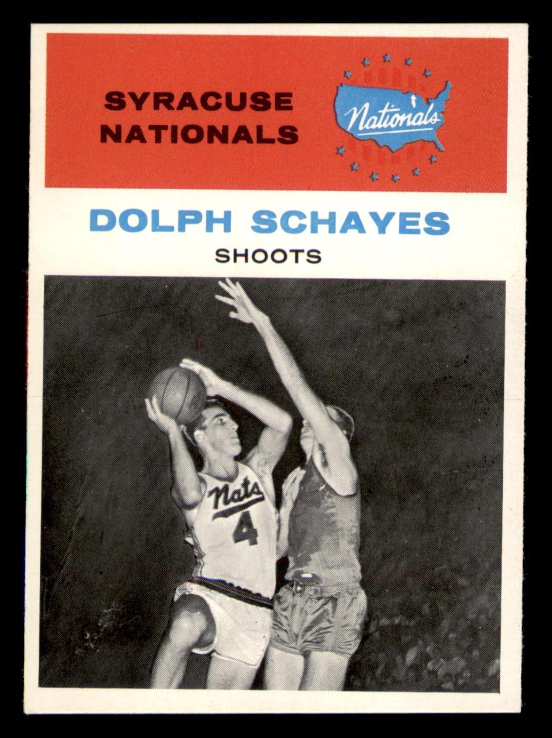 1961 Fleer #63 Dolph Shayes IA