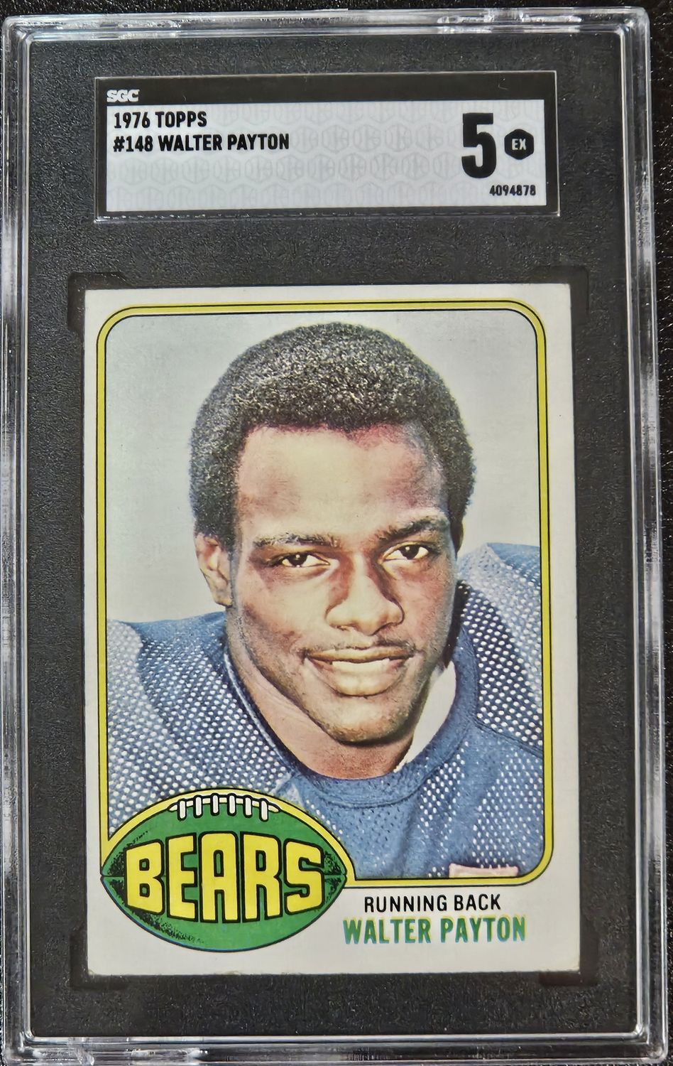 1976 Topps #148 Walter Payton SGC 5